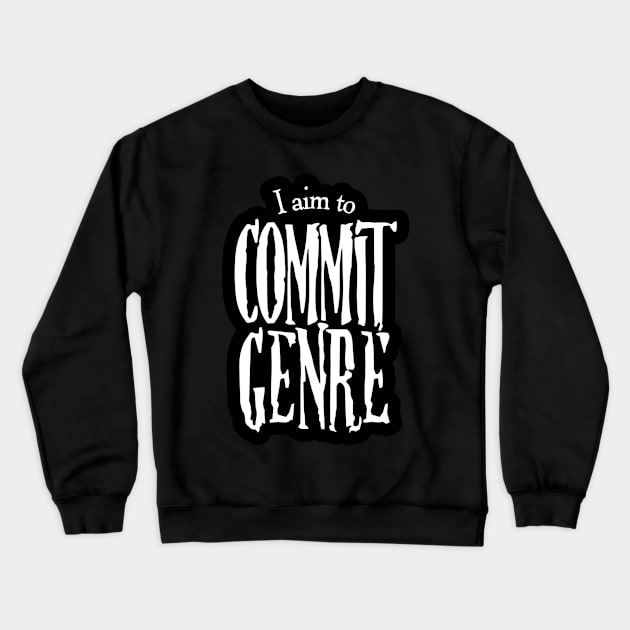 Commit Genre Crewneck Sweatshirt by LaughingCoyote